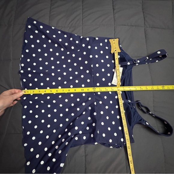 Lands' End Flutter Scoop Neck Tankini Top - Size: Large - NWT - Picture 9 of 9